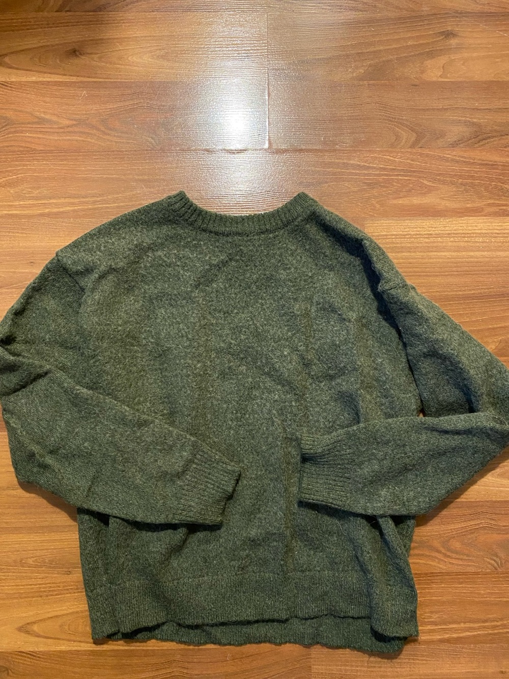 Vintage Green Wool Sweater